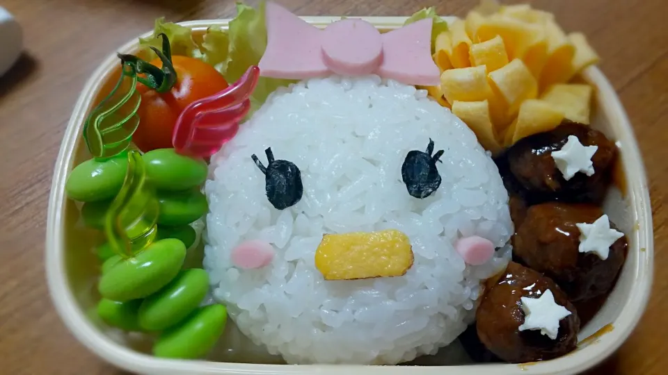 ディズニーツムツム　デイジー弁当|あぁちゃんさん