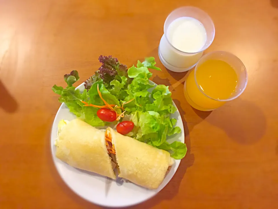 Snapdishの料理写真:Chicken crape|Kim Pakinyさん