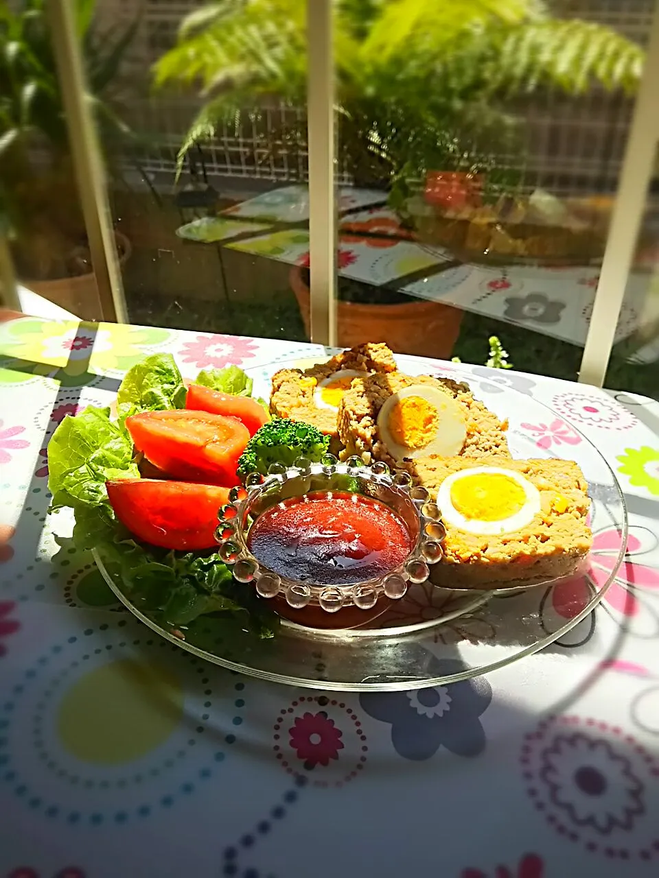 中1長女作野菜たっぷりミートローフ😆|かよこさん