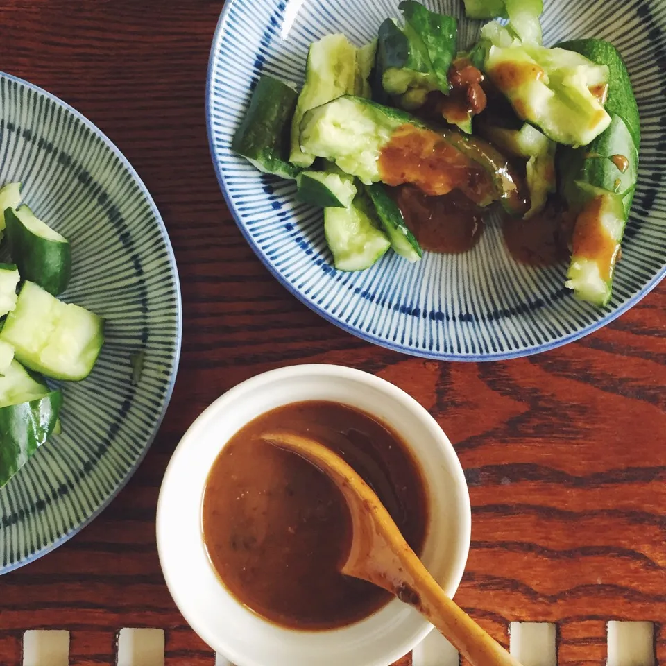 あいこ ⁎ˇ◡ˇ⁎さんの料理 大好物♡梅味噌ドレッシング|麻紀子さん