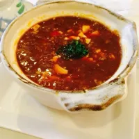 Snapdishの料理写真:土鍋麻婆豆腐♡|chihiroさん