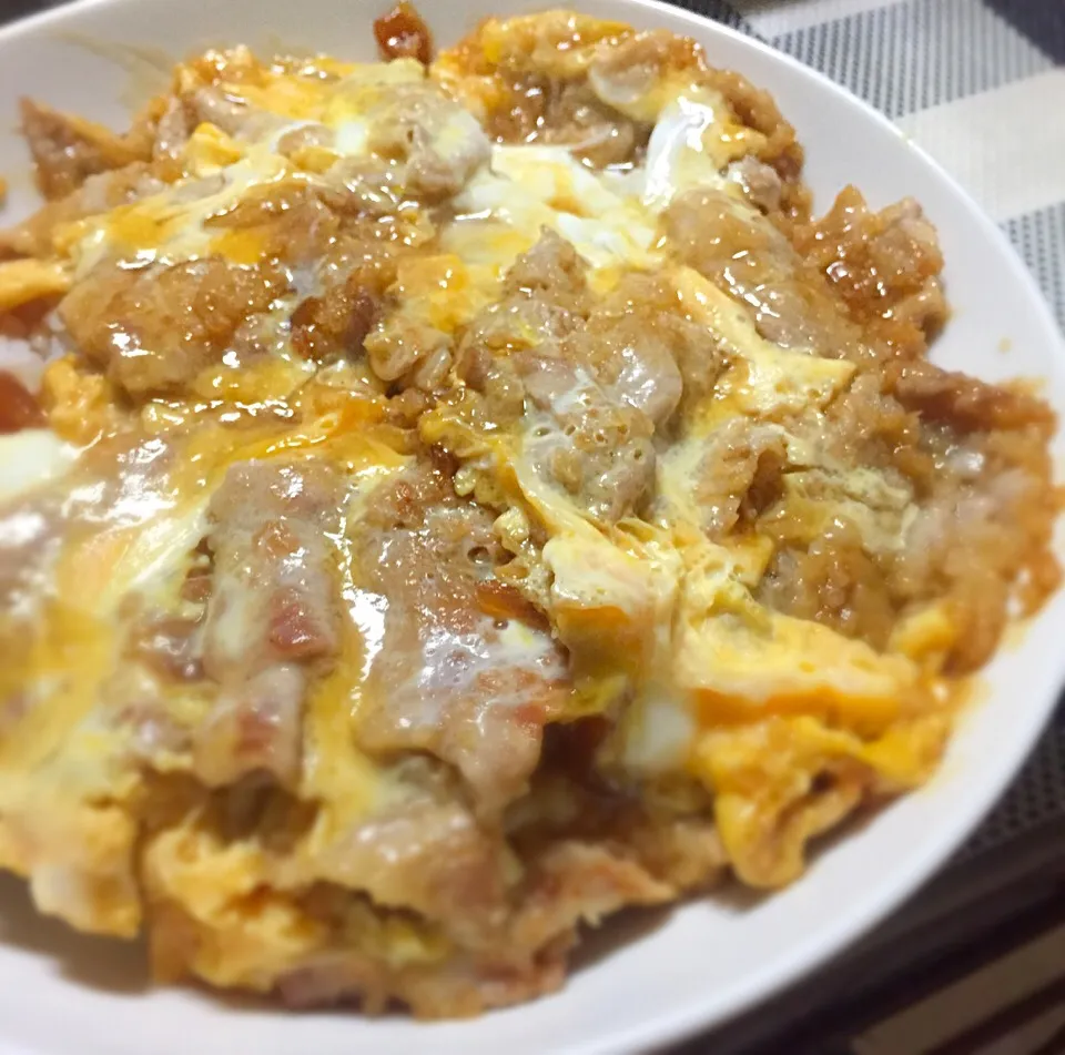 今夜はミルフィーユかつで、かつ丼(^^)|ギムレットさん