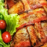 Bacon wrapped meat loaf

 #meat loaf, #bacon, #pork|Stephen Lomantowさん