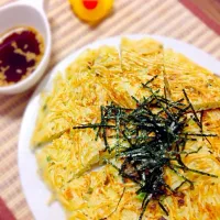 Snapdishの料理写真:明石焼き風そうめん|naoyaさん