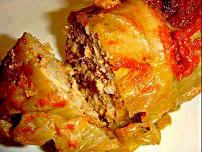 Baked Stuffed Cabbage Rolls W/ Rice Ground Beef And Cheddar Cheese|Sheila Harrisさん