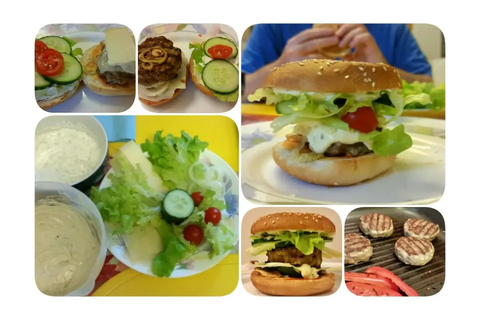 🍔 How to build a Hamburger 😊|Najeskaさん