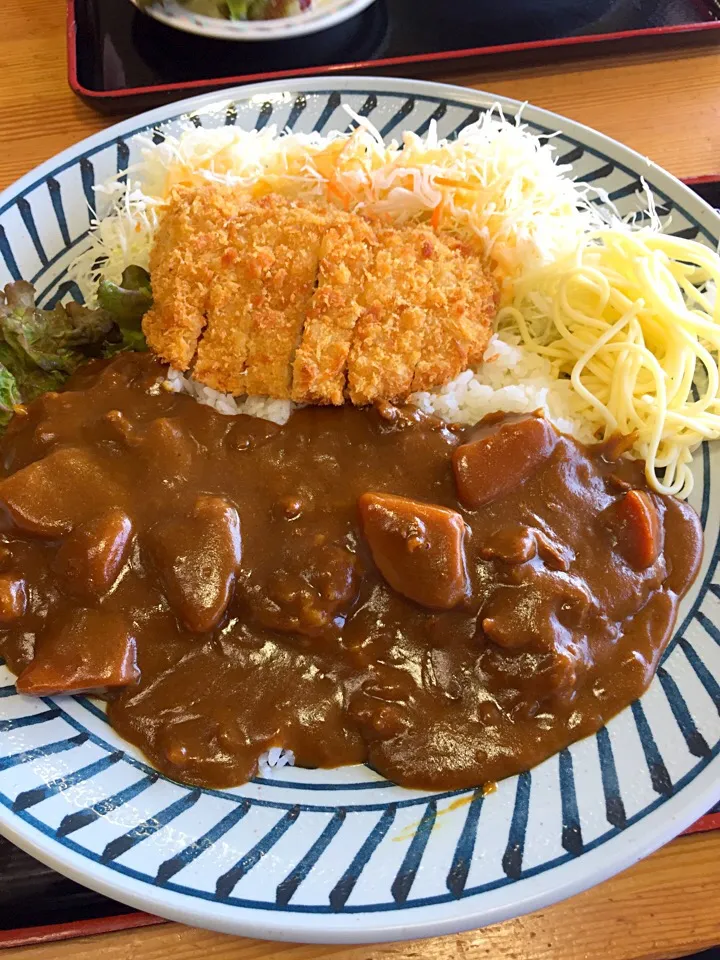 びっくり豚カツカレー 伊賀ドライブイン|酩酊親父さん