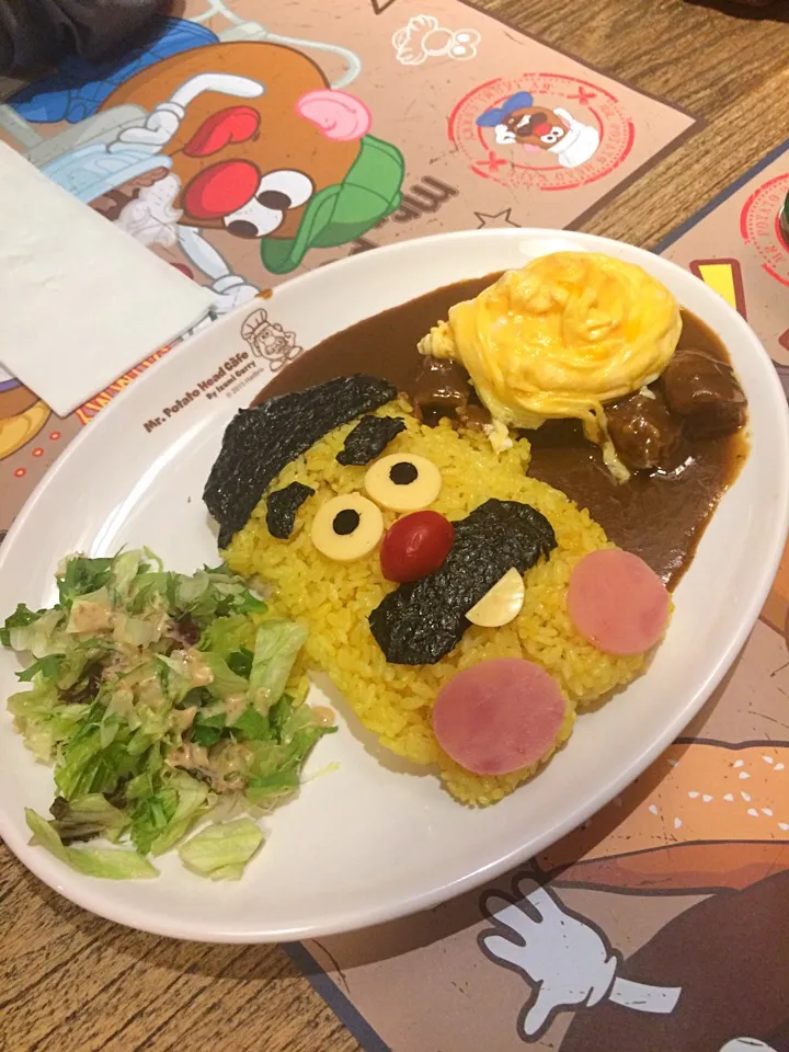 Mr. Potato Curry Omelette Rice|willklhさん