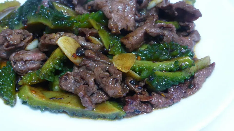 beef with bitter gourd|steven z.y.さん