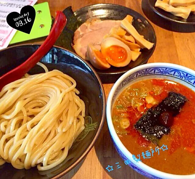 ☆★お出かけランチ★☆三田製麺所の三田盛り辛つけ麺♪|さとみさん