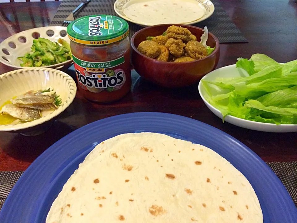 早目にFalafel dinner ……休日は2食なので早目に夜ごはん。昼間は大掃除しましたー。|aiさん