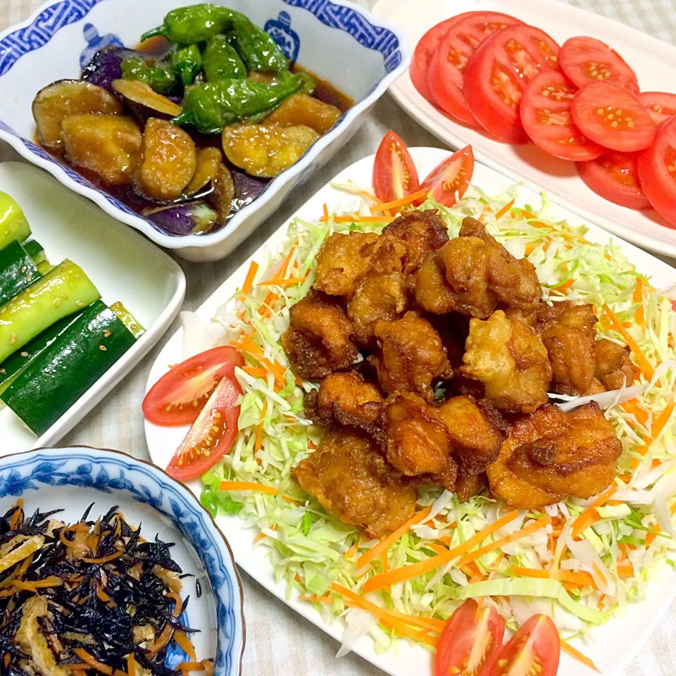 久々の手料理と我が家の野菜たち〜♪|39biscuitさん