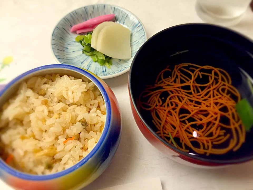 あさりと湯葉の釜炊きご飯|ほのほのさん