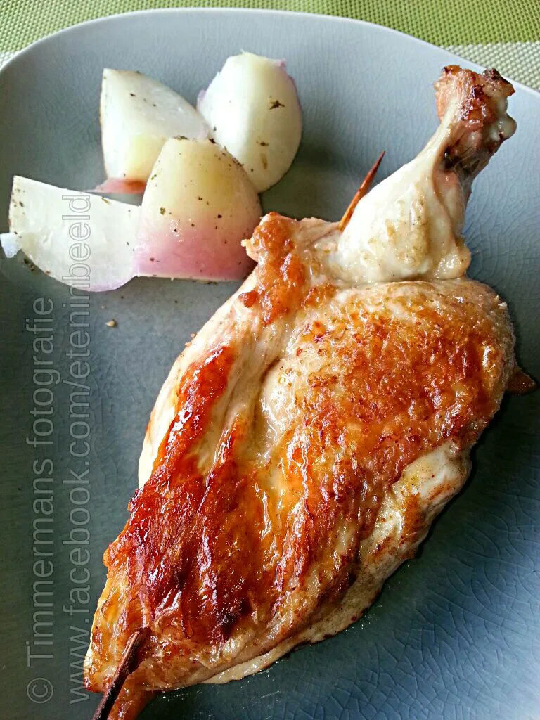 Chicken suprême stuffed with cheese|Frank&Jolanda - Eteninbeeldさん