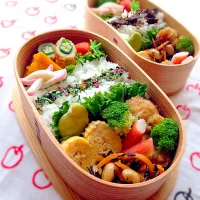 Snapdishの料理写真:曲げわっぱ弁当