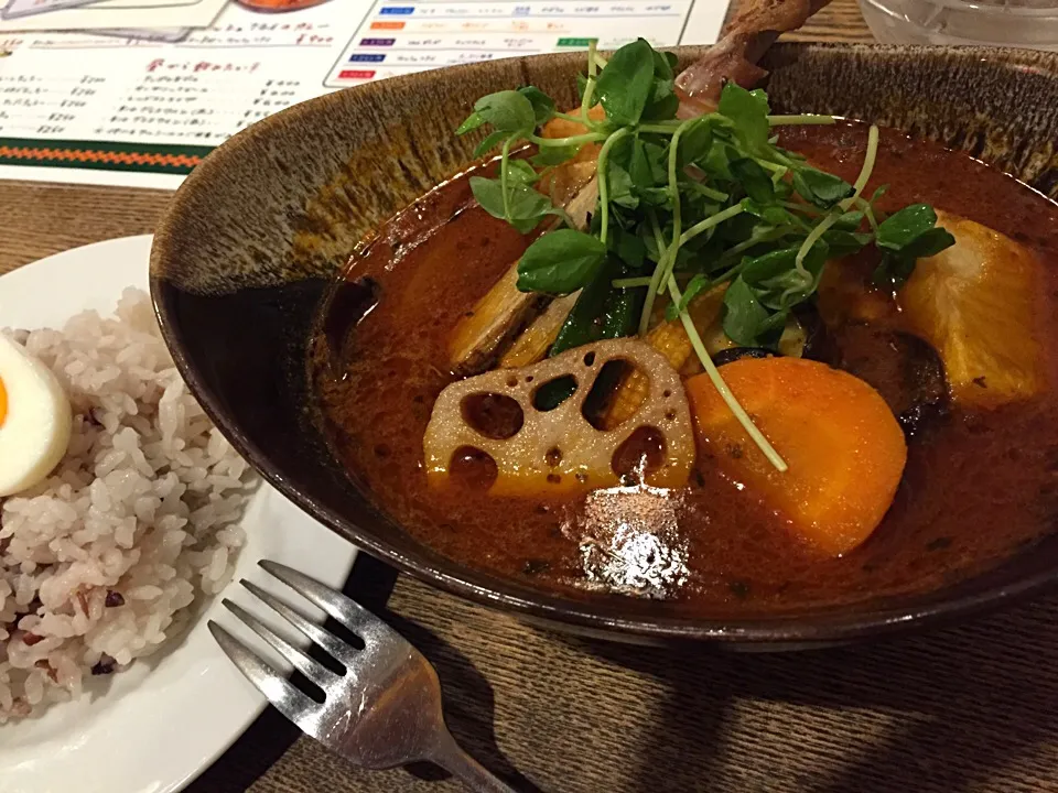 皮がパリッとしたチキンのカレー|Nao K. Tさん