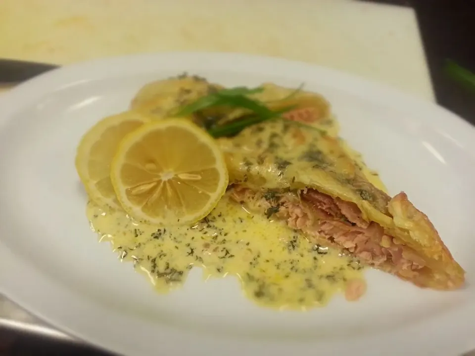 Salmon Wellington with a Dill Butter Sauce|Robert Kupniewskiさん