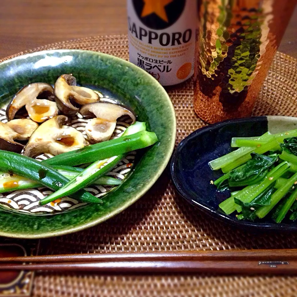 ストウブご飯炊けるまで、とりあえずおつかれさま( ´ ▽ ` )ﾉ🍺✨|nao子さん