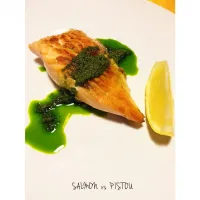 Salmon with pistou|shenglanさん