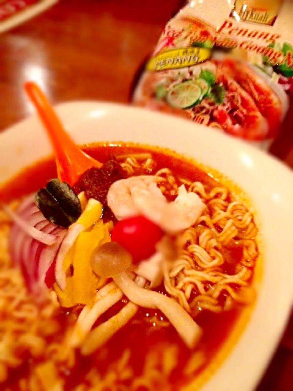 マレーシアのトムヤム ラーメン(即席麺)。|CHOOtaitaiさん