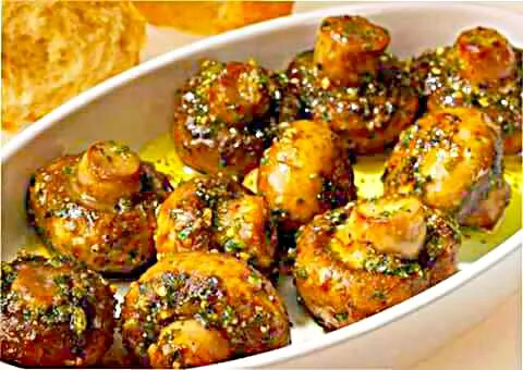 Sauteed Mushrooms W/ Butter and Herbs,and Spices|Sheila Harrisさん