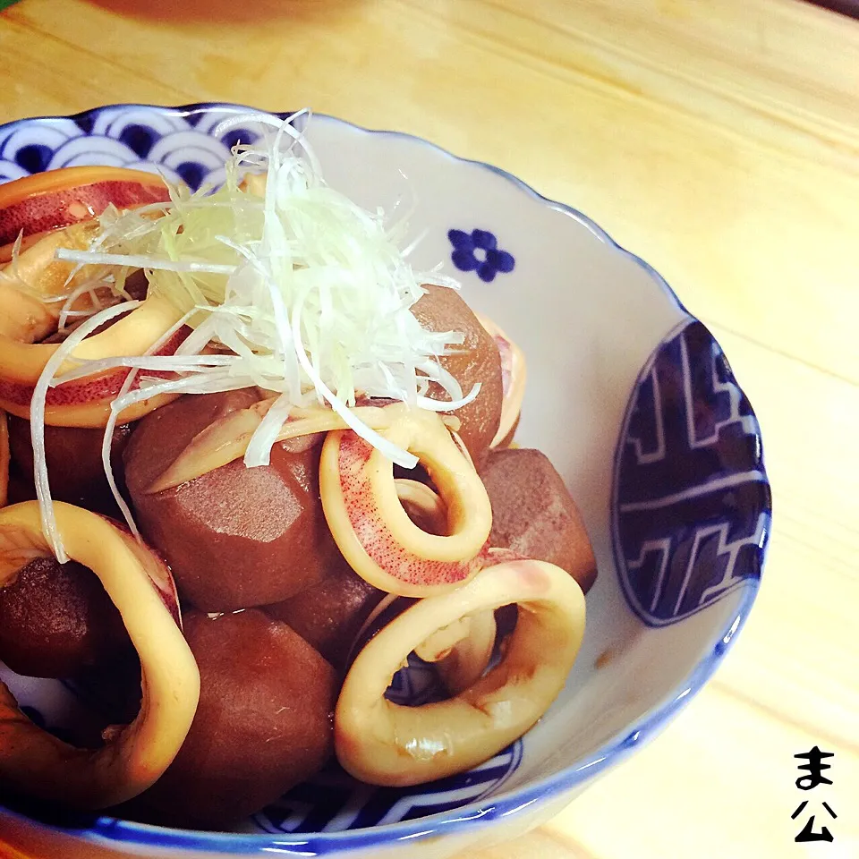 烏賊と里芋の煮物|まる(丸大豆)さん