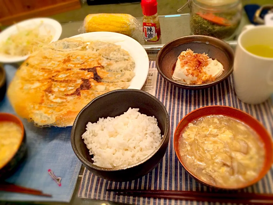 手作り餃子定食|ちゃんもさん