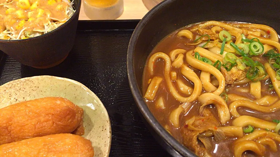 黒カレーうどんセット|いだっちさん