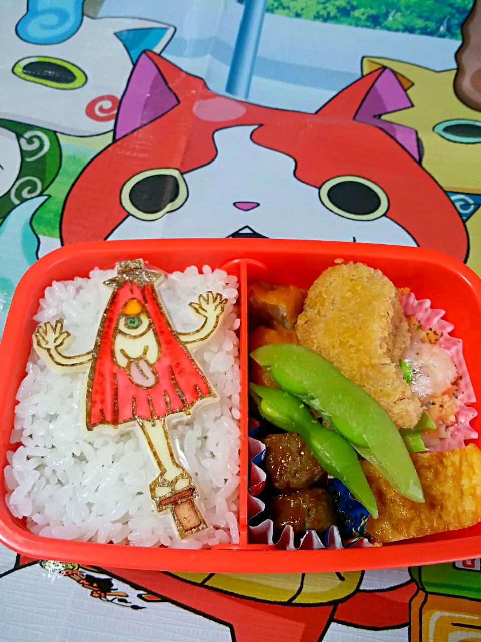 から傘お化け🌂弁当♪|どんよりーなさん