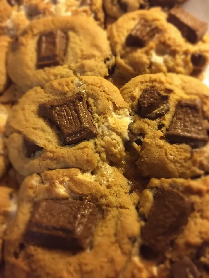 Snapdishの料理写真:S'mores Cookies|Jen Hembreeさん