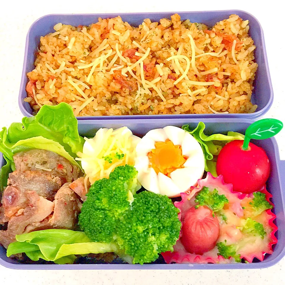 こどものドライカレー風弁当|りんりんさん