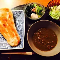 Snapdishの料理写真:ほうれん草とトマトの夏カレー|lisataroさん