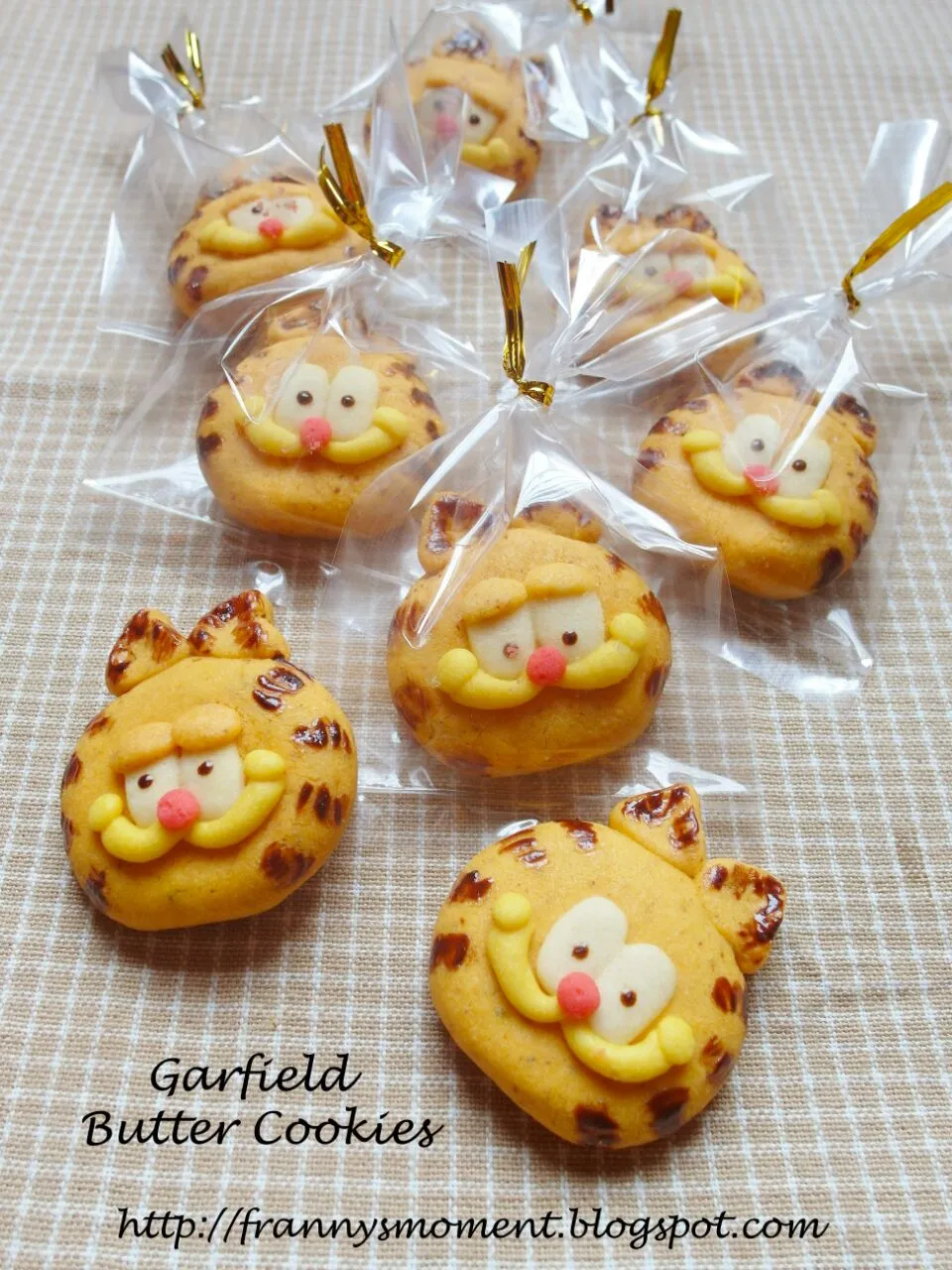 咖啡猫牛油饼干 handmade  Garfield Butter Cookies|Frannyさん