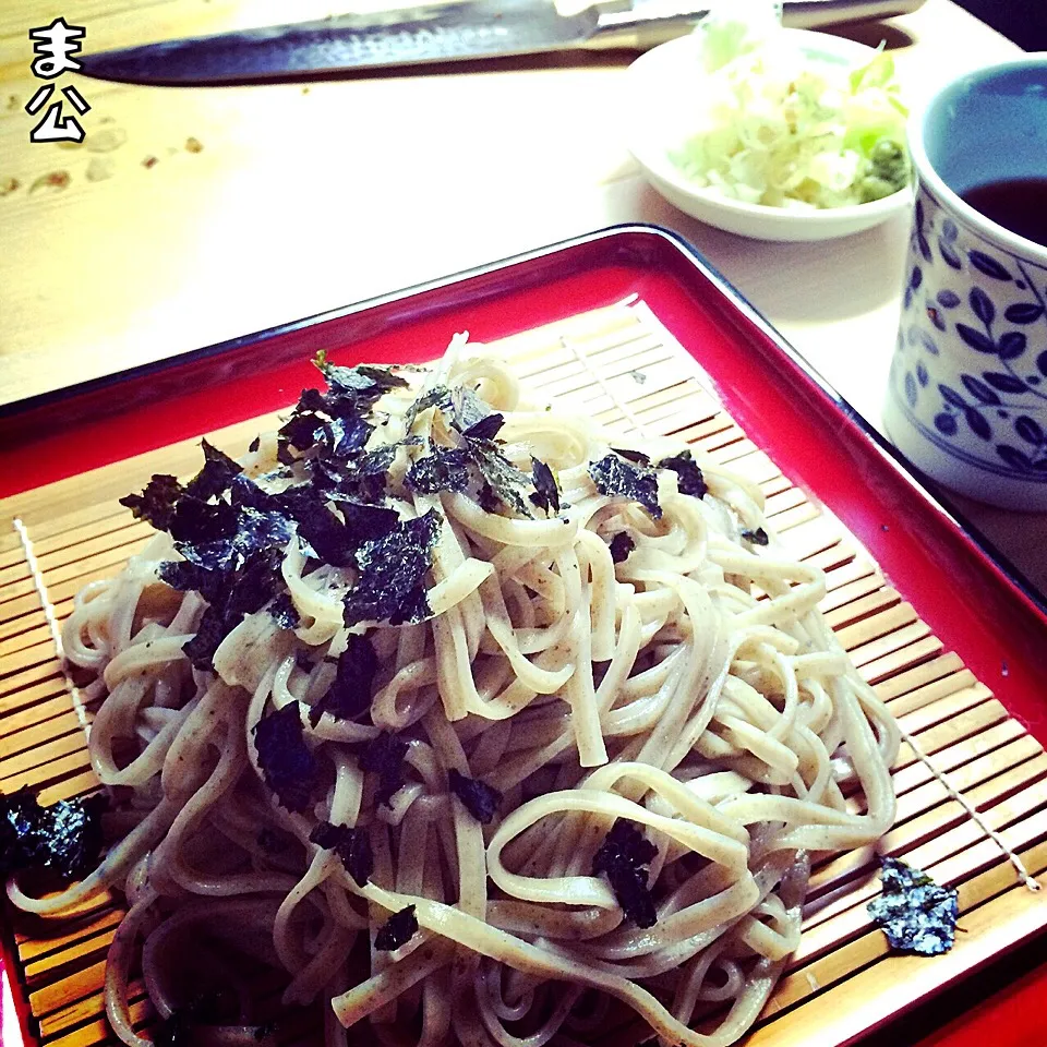 Snapdishの料理写真:あかもくうどん|まる(丸大豆)さん