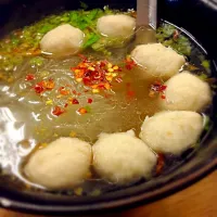 Fishballs with vermicelli soup|michelleさん