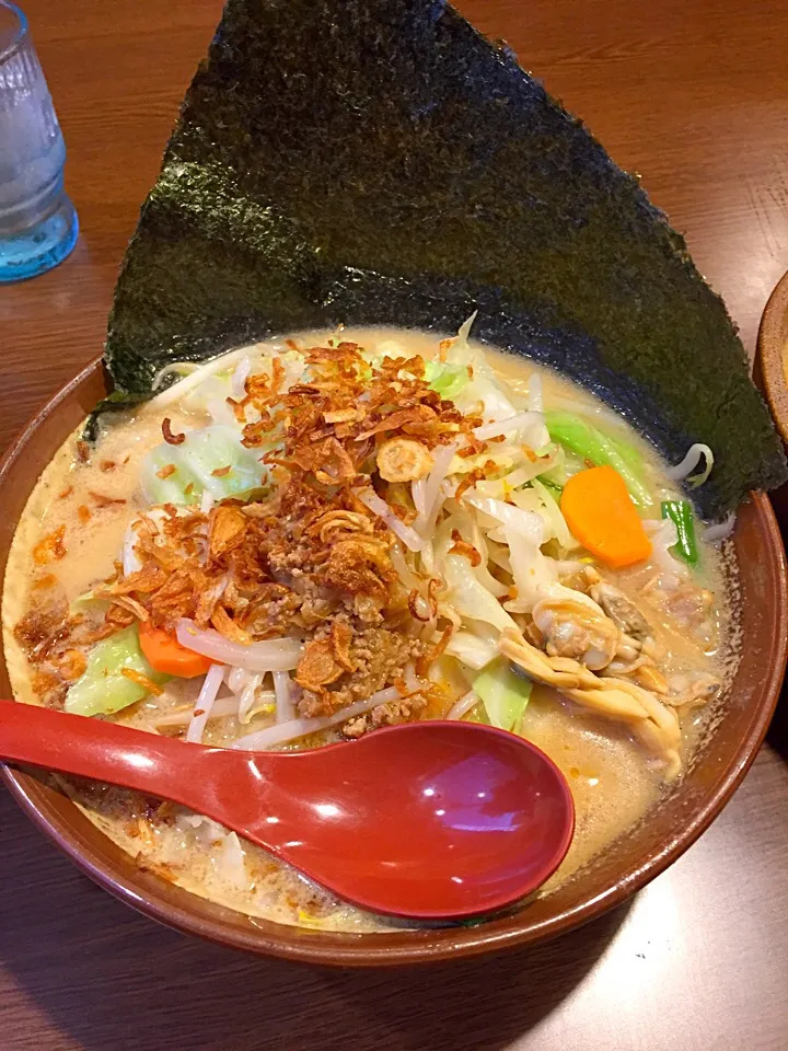 野菜味噌ラーメン|まつださんさん