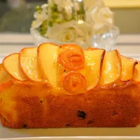 Snapdishの料理写真:りんごのパウンドケーキ🍎🍏🌹  Apple Pound Cake 💕