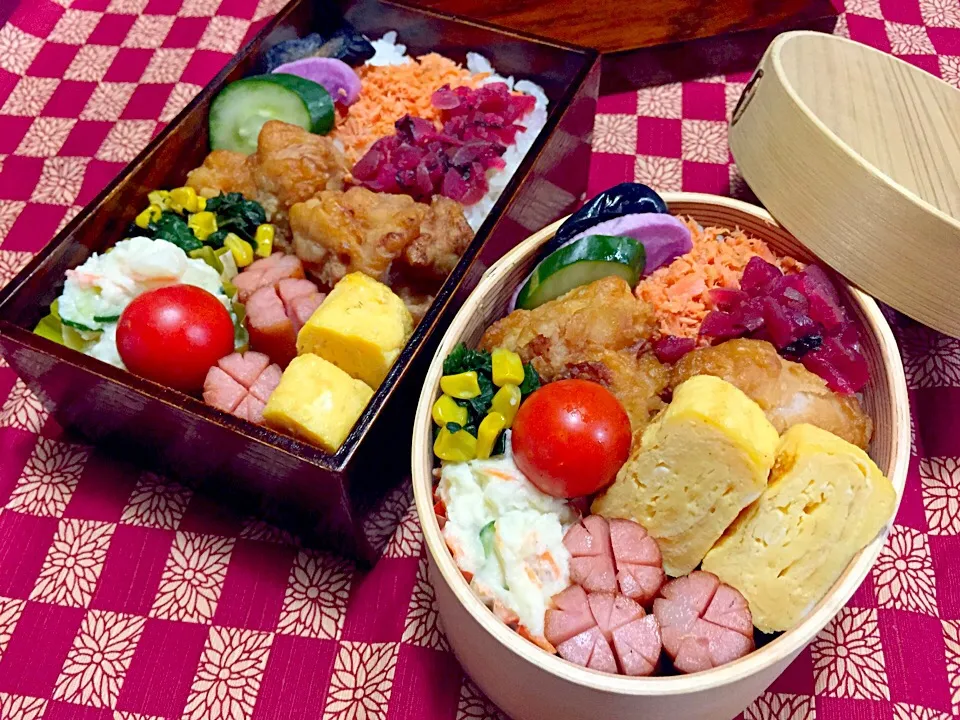 おっちゃんおばちゃん弁当ですw|みほままこさん