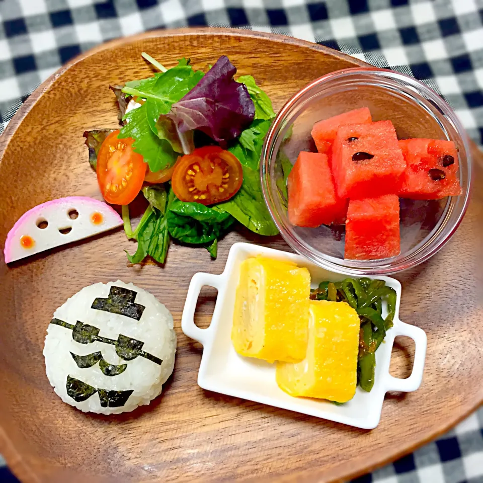 息子の朝食|キナリさん