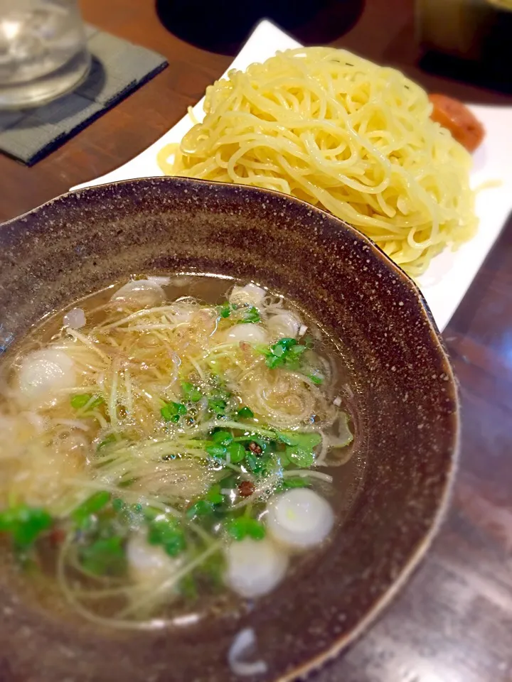 Snapdishの料理写真:アラ汁つけ麺 あっさり旨塩|リフルシャッフルさん