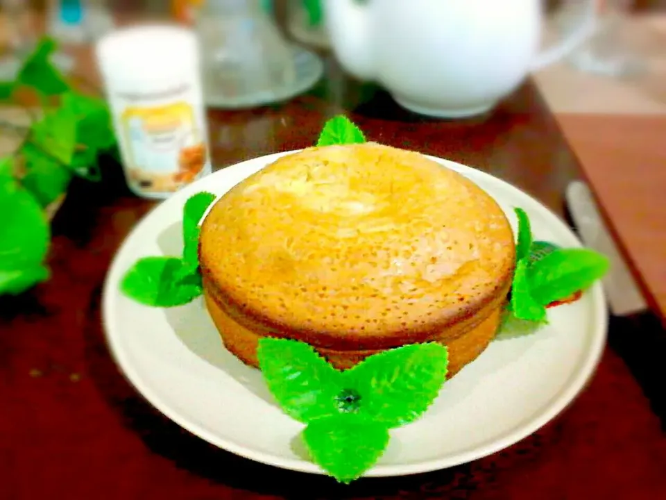 Almond Vanilla Cake ✔|🌼 Pooja's Kitchenette 🌼さん