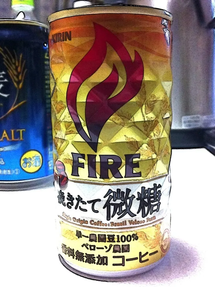 Snapdishの料理写真:缶コーヒー「KIRIN FIRE 挽きたて微糖」|dune725さん