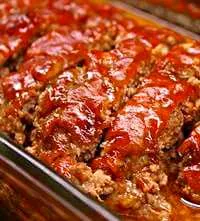 Ground Chuck Meat Loaf W/ With Savory Tamatoe Paste On Top|Sheila Harrisさん