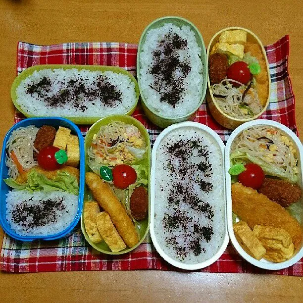 8/20(木)の四人弁当🍱|ふみぃさん