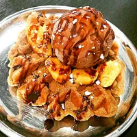 Snapdishの料理写真:churroffles #waffle|🍳es diary☕さん