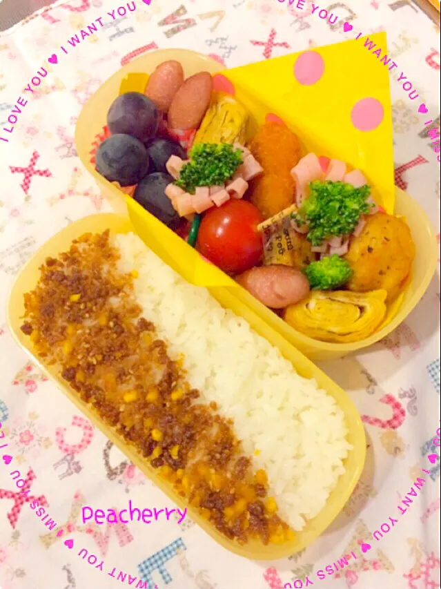 次女☆中学生弁当😊職場体験学習1日目|☆ぴ〜ちゃん☆さん