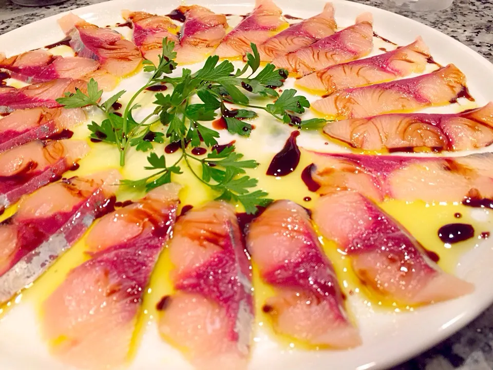 carpaccio di ricciola|Fabio  Palmieriさん