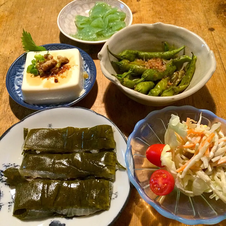 Snapdishの料理写真:糖質制限ダイエットな晩ごはん‼︎ 19 August|Yoshinobu Nakagawaさん