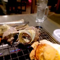 Snapdishの料理写真:大阪食べ飲み放題横丁にて|ババんさん