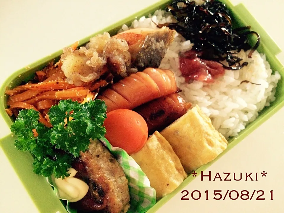 高校生息子②弁当|Hazukiさん